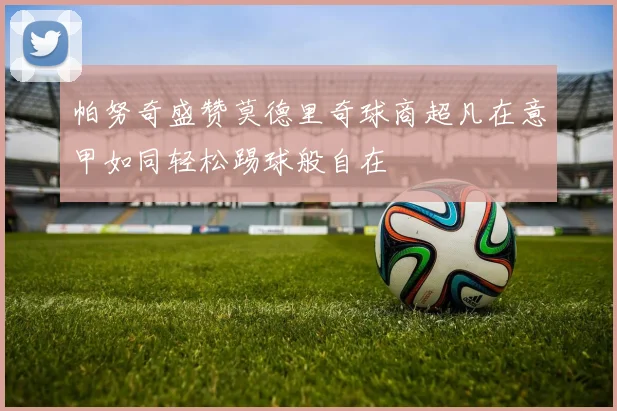 帕努奇盛赞莫德里奇球商超凡在意甲如同轻松踢球般自在